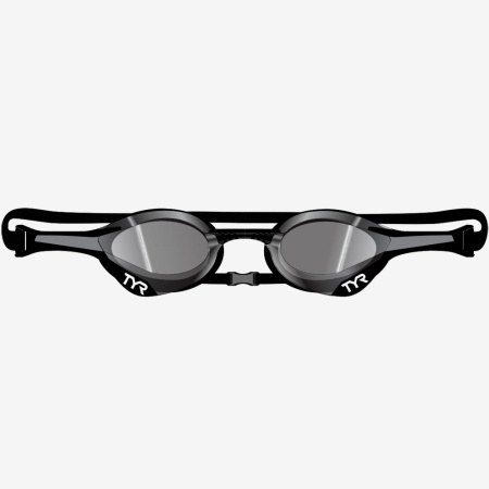 Очки для плавания Tracer-X Elite Racing Mirrored (зеркальные; черный/серебристый)